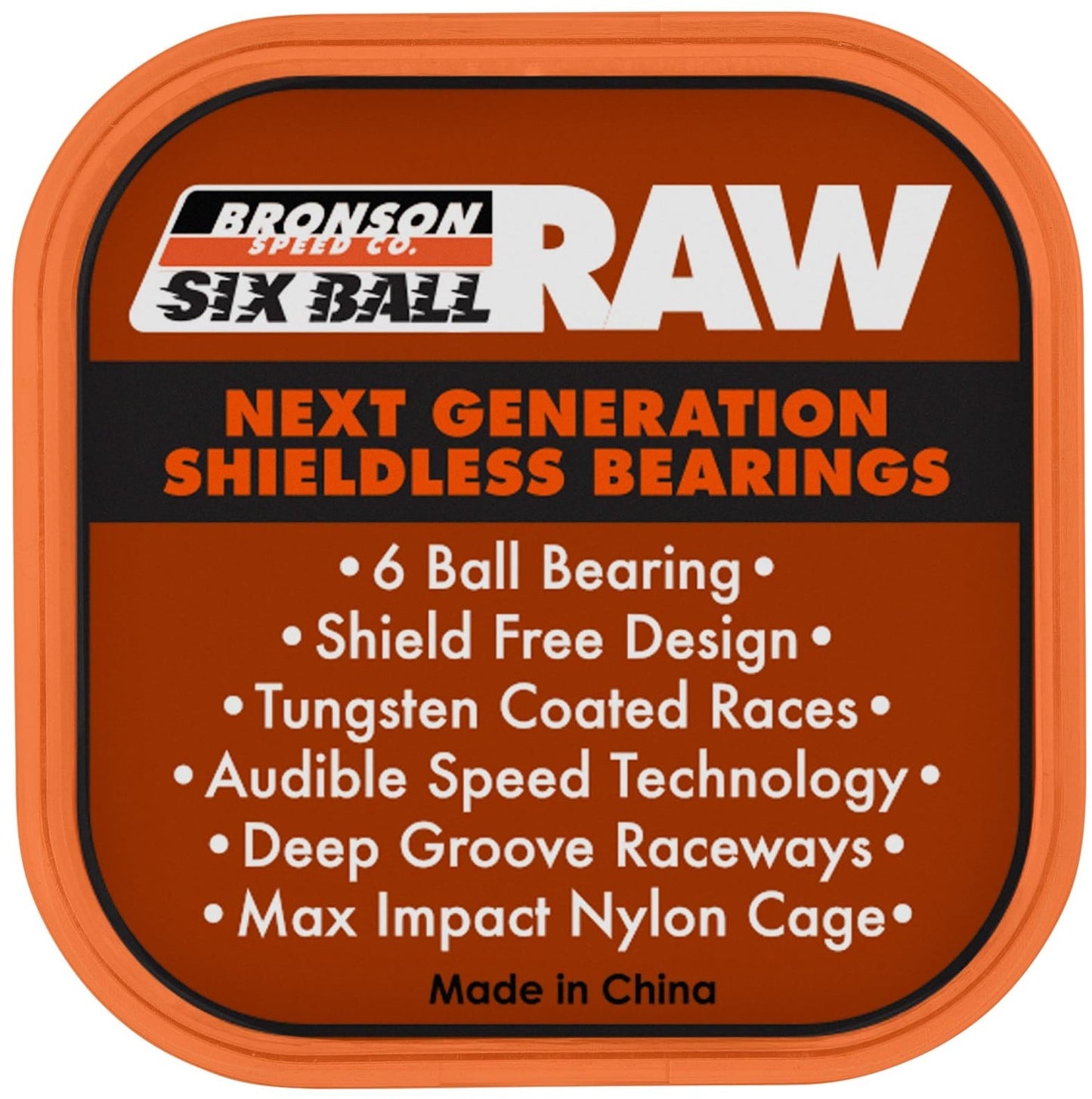 Bronson Six Ball Raw Bearings
