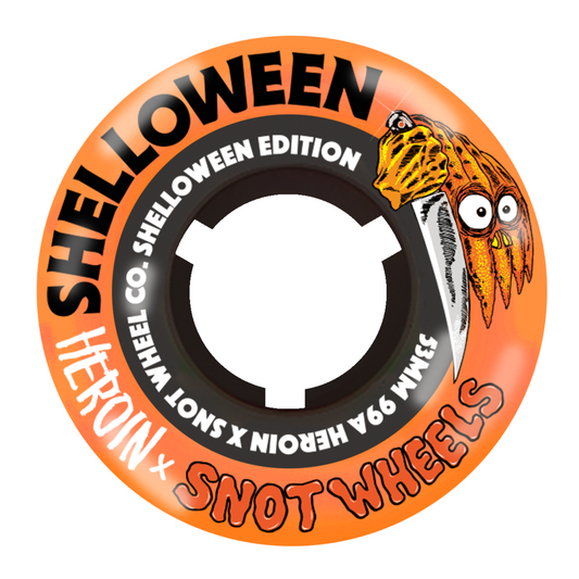 SNOT “Shelloween” 99A 53mm Orange/Black Wheels