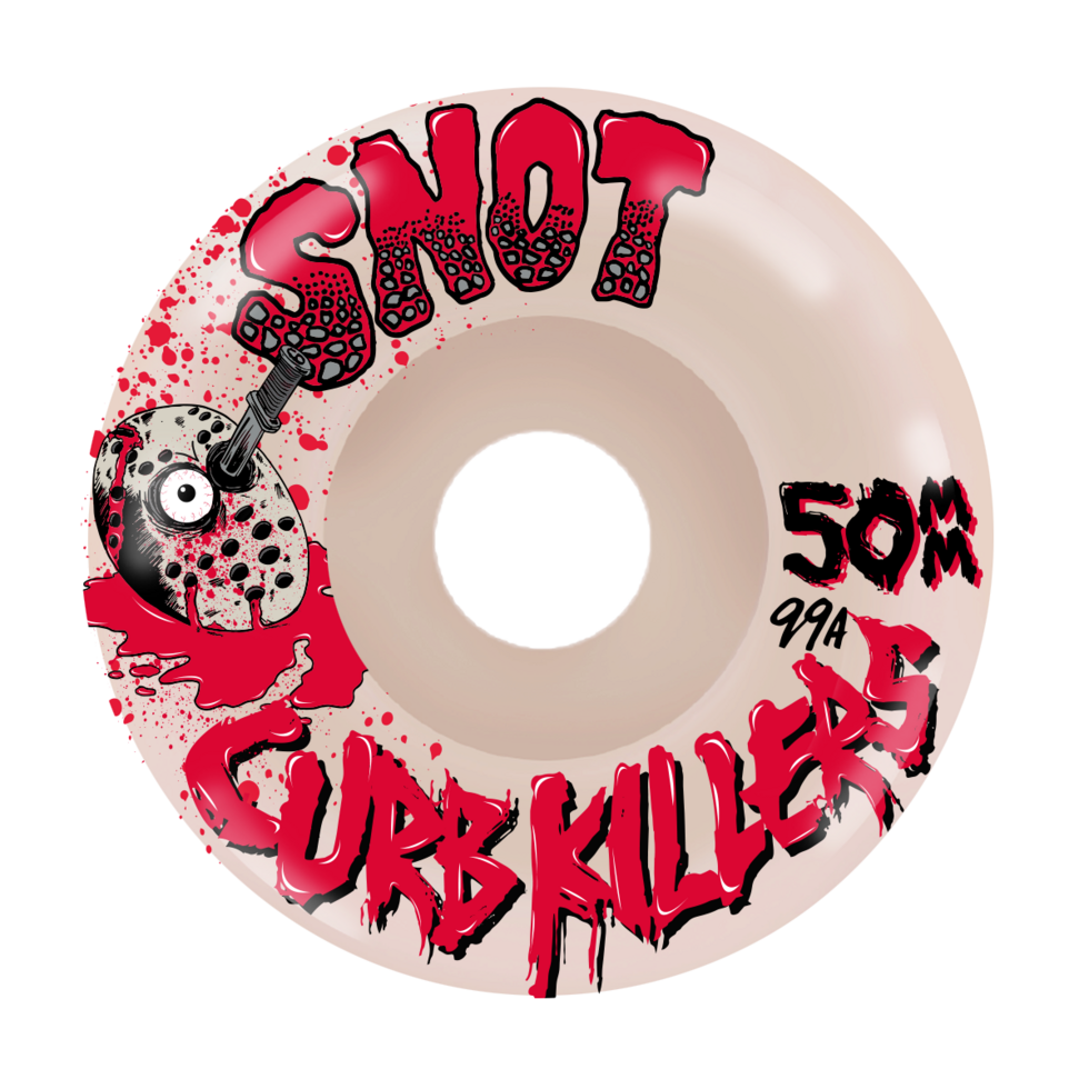 SNOT “Curb Killers” 99A 50mm White Wheels