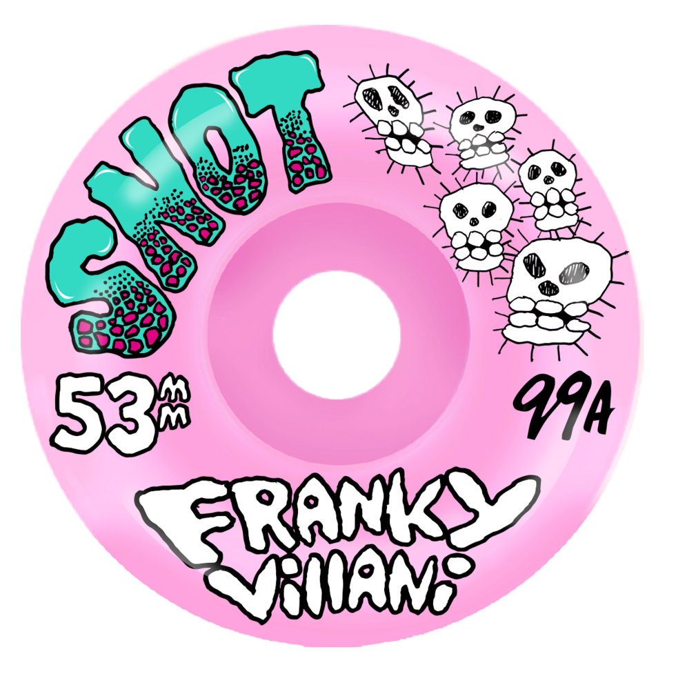 SNOT “FV Skulls” 99A 53mm Pink Wheels